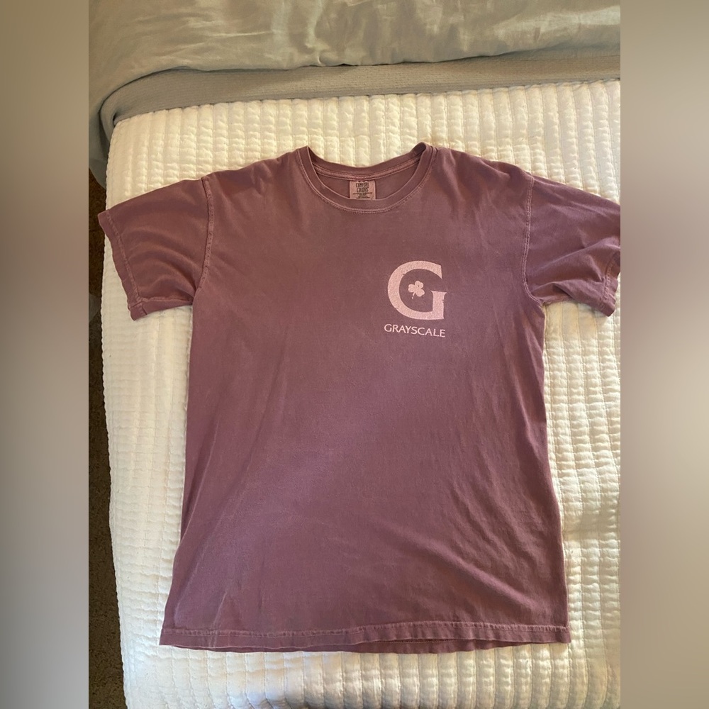 Comfort Colors Purple Grayscale Men's Shirt